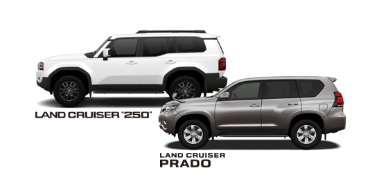 LAND CRUISER PRADO <br> 5人座或7人座（隨機分配）